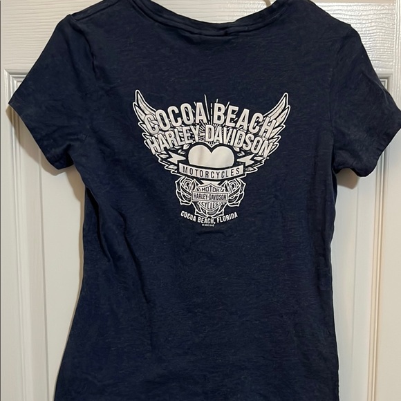 Harley-Davidson Midnight Blue Skull Tee - Picture 5 of 8